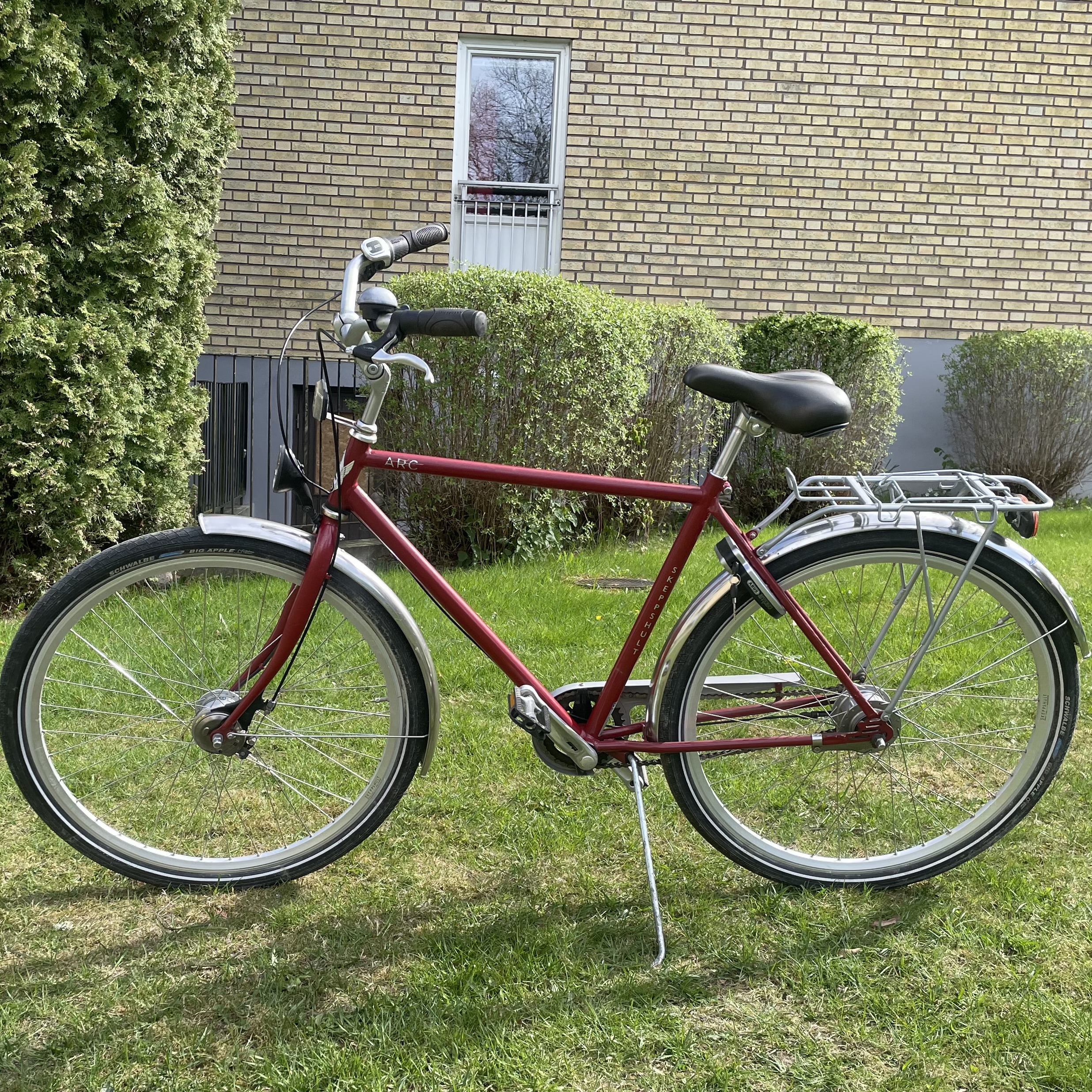 IMG_7542 Skeppshult Arc herrcykel 28 tum – 8 växlar – nyservad - Bild 1